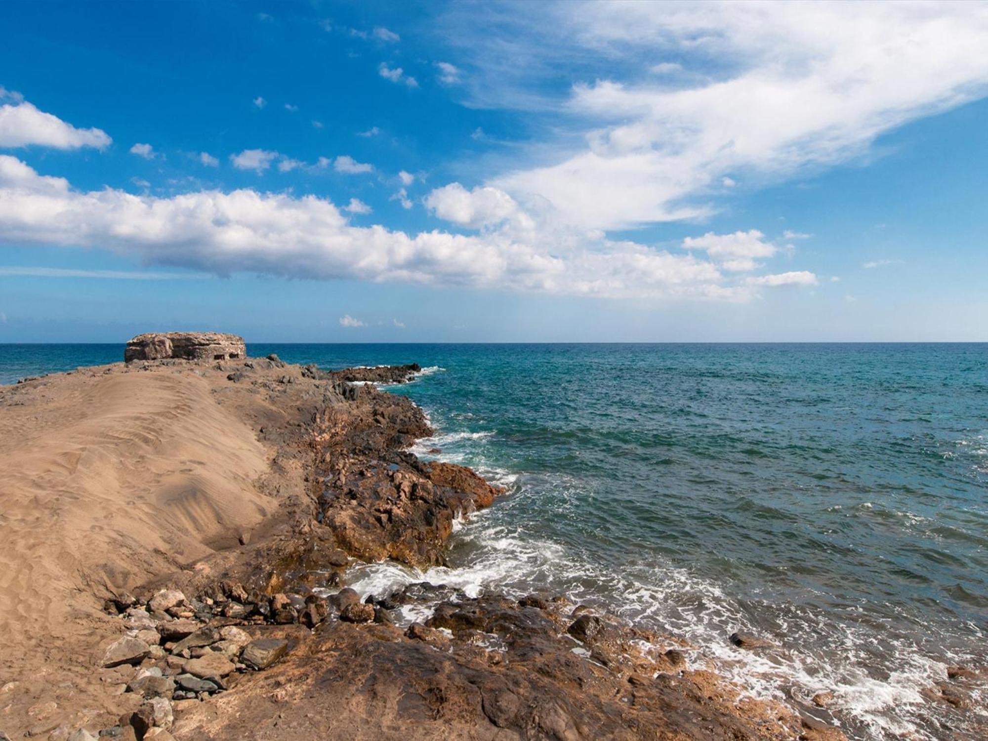 Atico Apartamento Las Burras Playa San Agustín Buitenkant foto