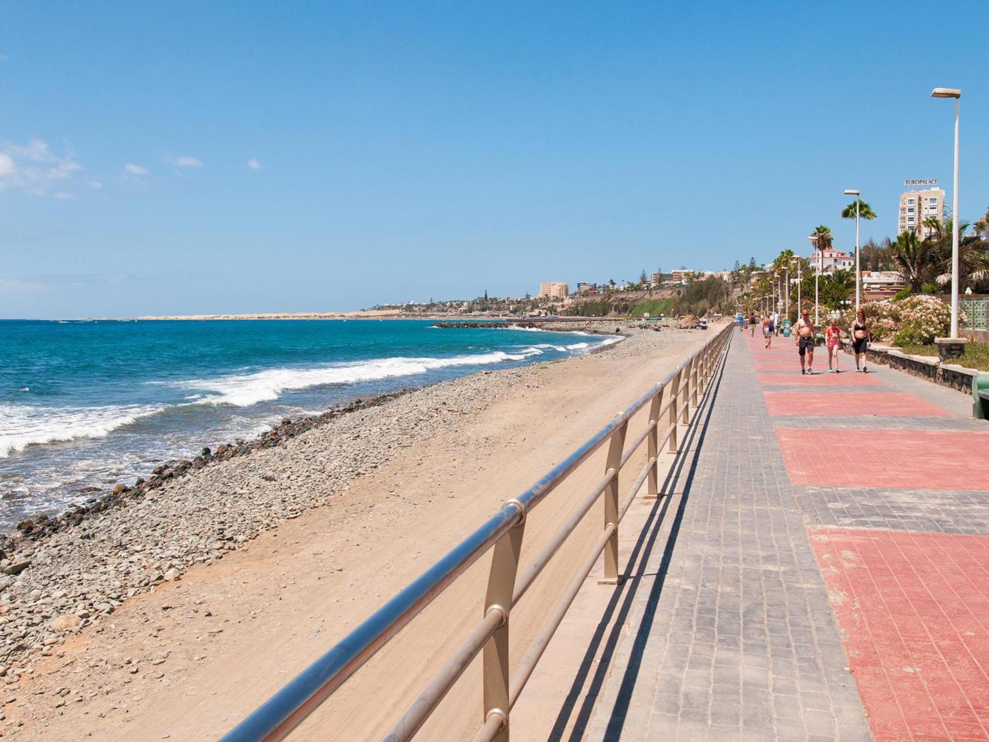 Atico Apartamento Las Burras Playa San Agustín Buitenkant foto